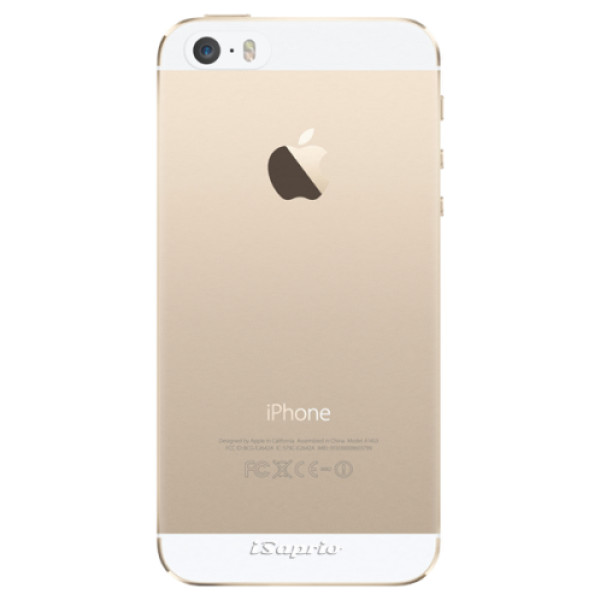 Odolné silikonové pouzdro iSaprio - 4Pure - mléčný bez potisku - iPhone 5/5S/SE