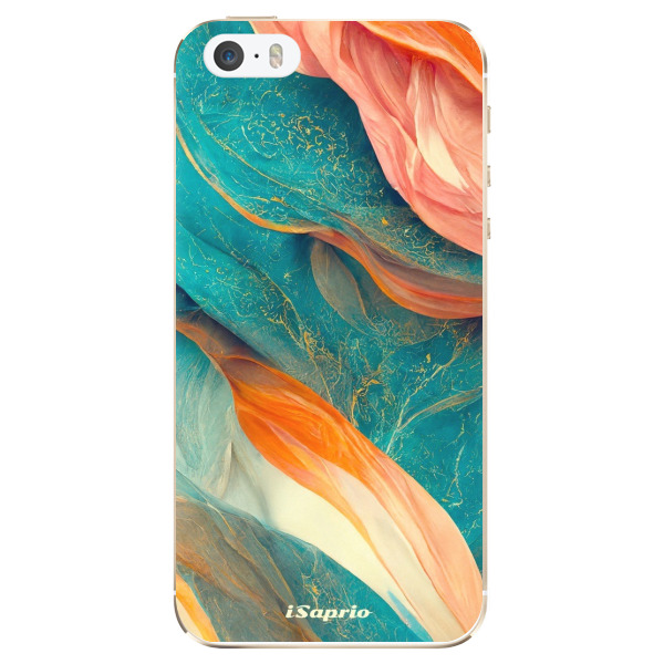 Odolné silikonové pouzdro iSaprio - Abstract Marble - iPhone 5/5S/SE