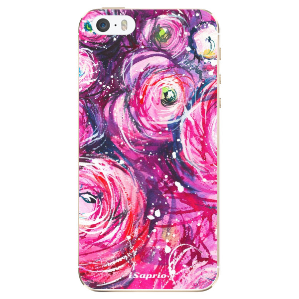 Odolné silikonové pouzdro iSaprio - Pink Bouquet - iPhone 5/5S/SE