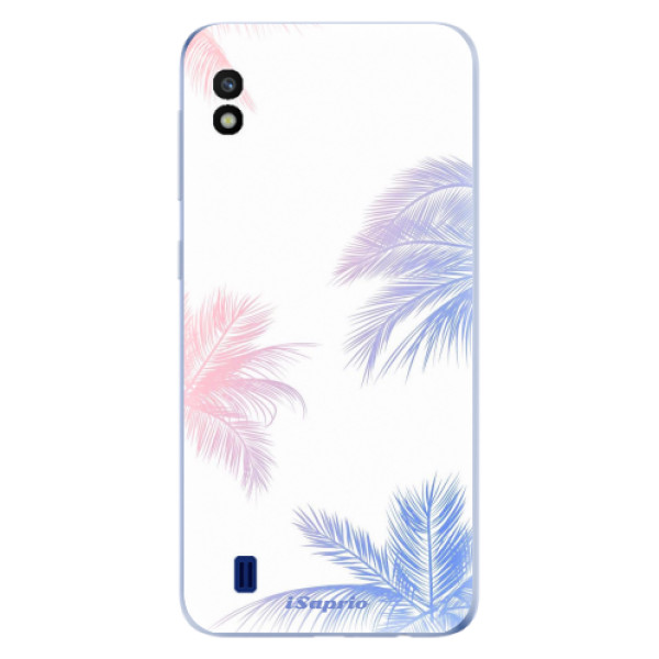 Odolné silikonové pouzdro iSaprio - Digital Palms 10 - Samsung Galaxy A10