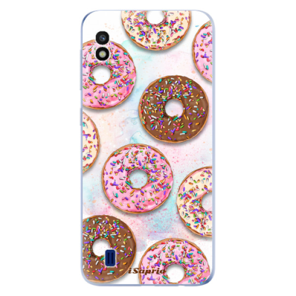 Silikonové odolné pouzdro iSaprio Donuts 11 na mobil Samsung Galaxy A10 (Silikonový odolný kryt, obal, pouzdro iSaprio Donuts 11 na mobil Samsung Galaxy A10)