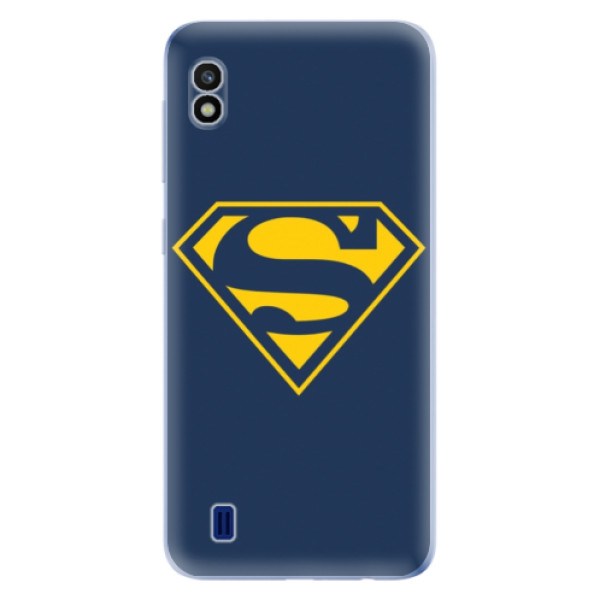 Silikonové odolné pouzdro iSaprio Superman 03 na mobil Samsung Galaxy A10 (Silikonový odolný kryt, obal, pouzdro iSaprio Superman 03 na mobil Samsung Galaxy A10)
