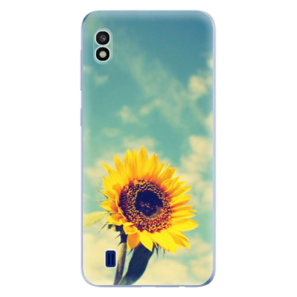Silikonové odolné pouzdro iSaprio Sunflower 01 na mobil Samsung Galaxy A10 (Silikonový odolný kryt, obal, pouzdro iSaprio Sunflower 01 na mobil Samsung Galaxy A10)