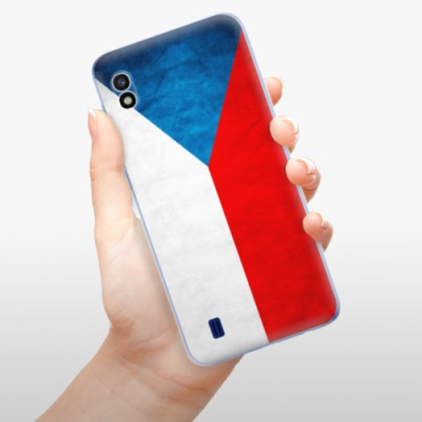 Silikonové pouzdro iSaprio - Samsung Galaxy A10 - Czech Flag