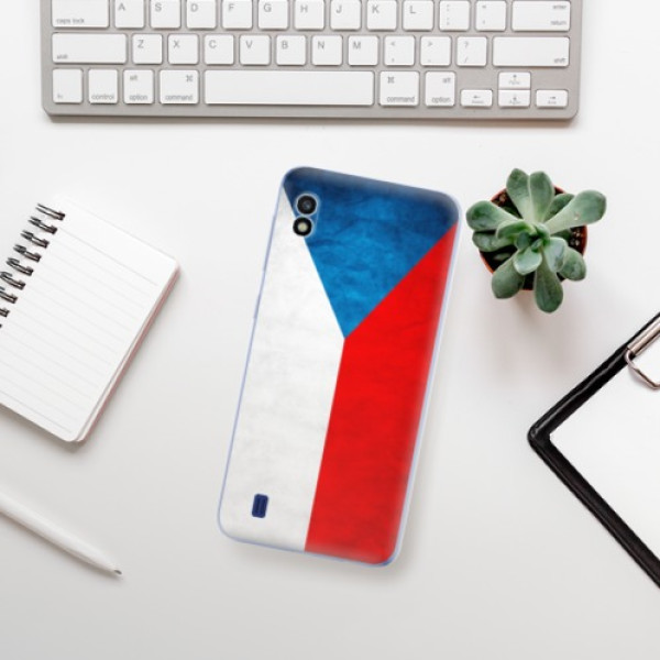 Silikonové pouzdro iSaprio - Samsung Galaxy A10 - Czech Flag