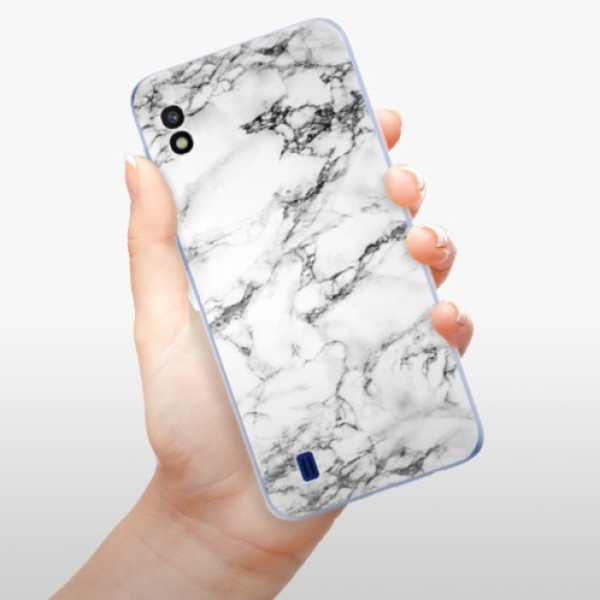 Silikonové pouzdro iSaprio - Samsung Galaxy A10 - White Marble 01