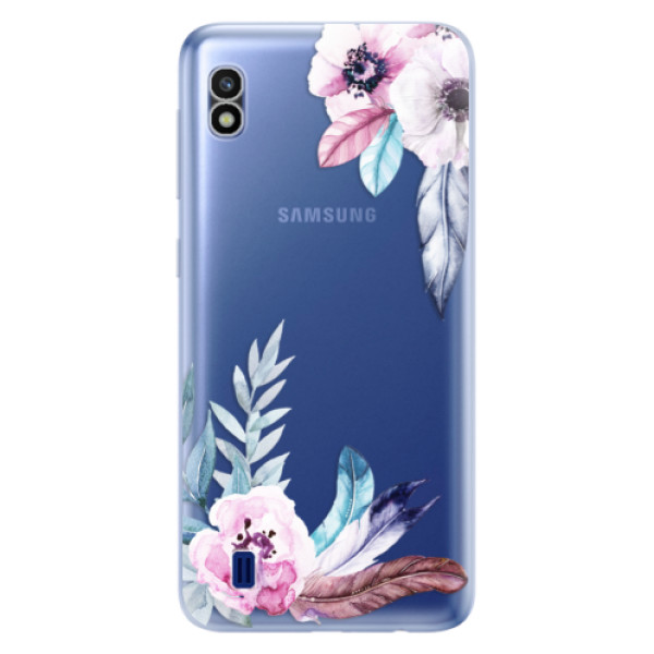 Silikonové odolné pouzdro iSaprio Flower Pattern 04 na mobil Samsung Galaxy A10 (Silikonový odolný kryt, obal, pouzdro iSaprio Flower Pattern 04 na mobil Samsung Galaxy A10)