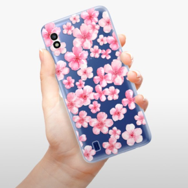 Silikonové pouzdro iSaprio - Samsung Galaxy A10 - Flower Pattern 05