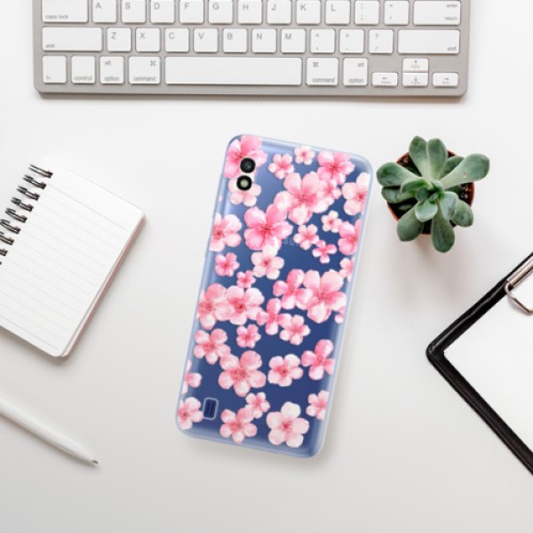 Silikonové pouzdro iSaprio - Samsung Galaxy A10 - Flower Pattern 05
