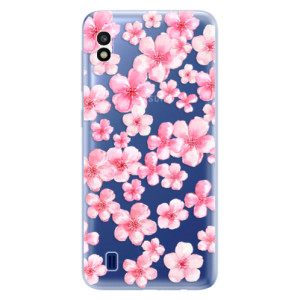 Silikonové pouzdro iSaprio - Samsung Galaxy A10 - Flower Pattern 05