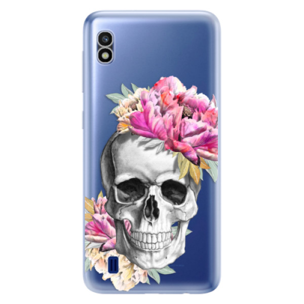 Odolné silikonové pouzdro iSaprio - Pretty Skull - Samsung Galaxy A10