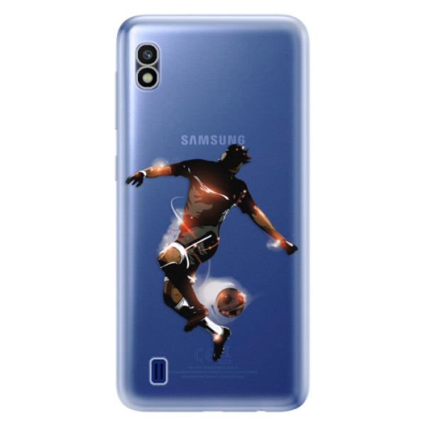 Silikonové odolné pouzdro iSaprio Fotball 01 na mobil Samsung Galaxy A10 (Silikonový odolný kryt, obal, pouzdro iSaprio Fotball 01 na mobil Samsung Galaxy A10)