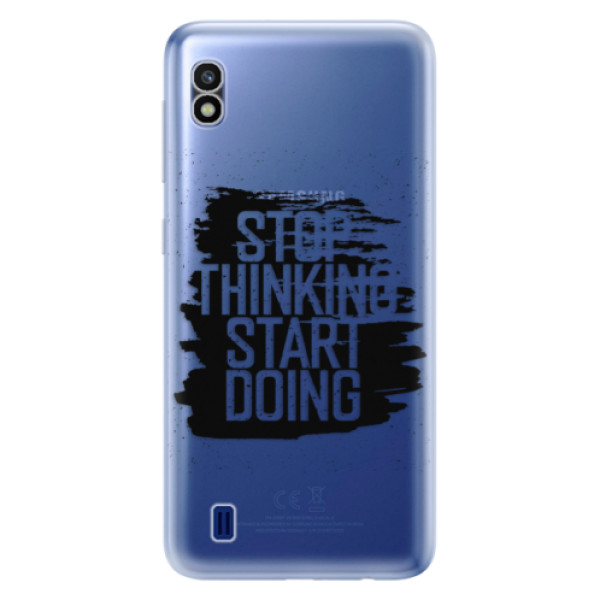 Odolné silikonové pouzdro iSaprio - Start Doing - black - Samsung Galaxy A10