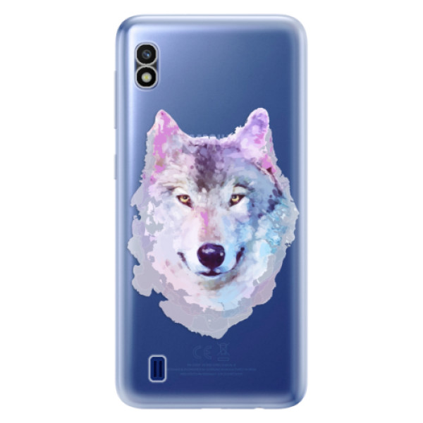 Silikonové odolné pouzdro iSaprio Wolf 01 na mobil Samsung Galaxy A10 (Silikonový odolný kryt, obal, pouzdro iSaprio Wolf 01 na mobil Samsung Galaxy A10)
