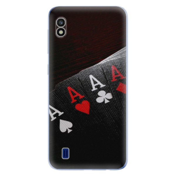 Silikonové odolné pouzdro iSaprio Poker na mobil Samsung Galaxy A10 (Silikonový odolný kryt, obal, pouzdro iSaprio Poker na mobil Samsung Galaxy A10)