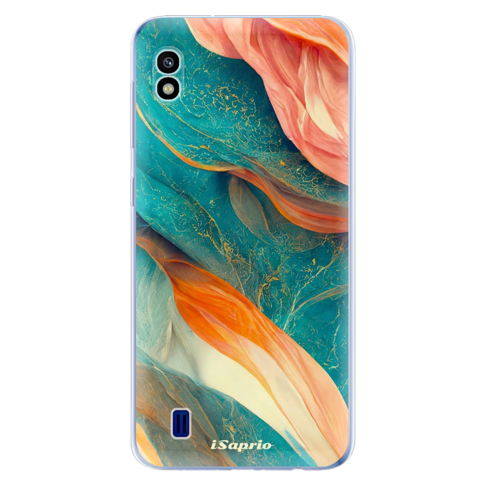 Odolné silikonové pouzdro iSaprio - Abstract Marble - Samsung Galaxy A10
