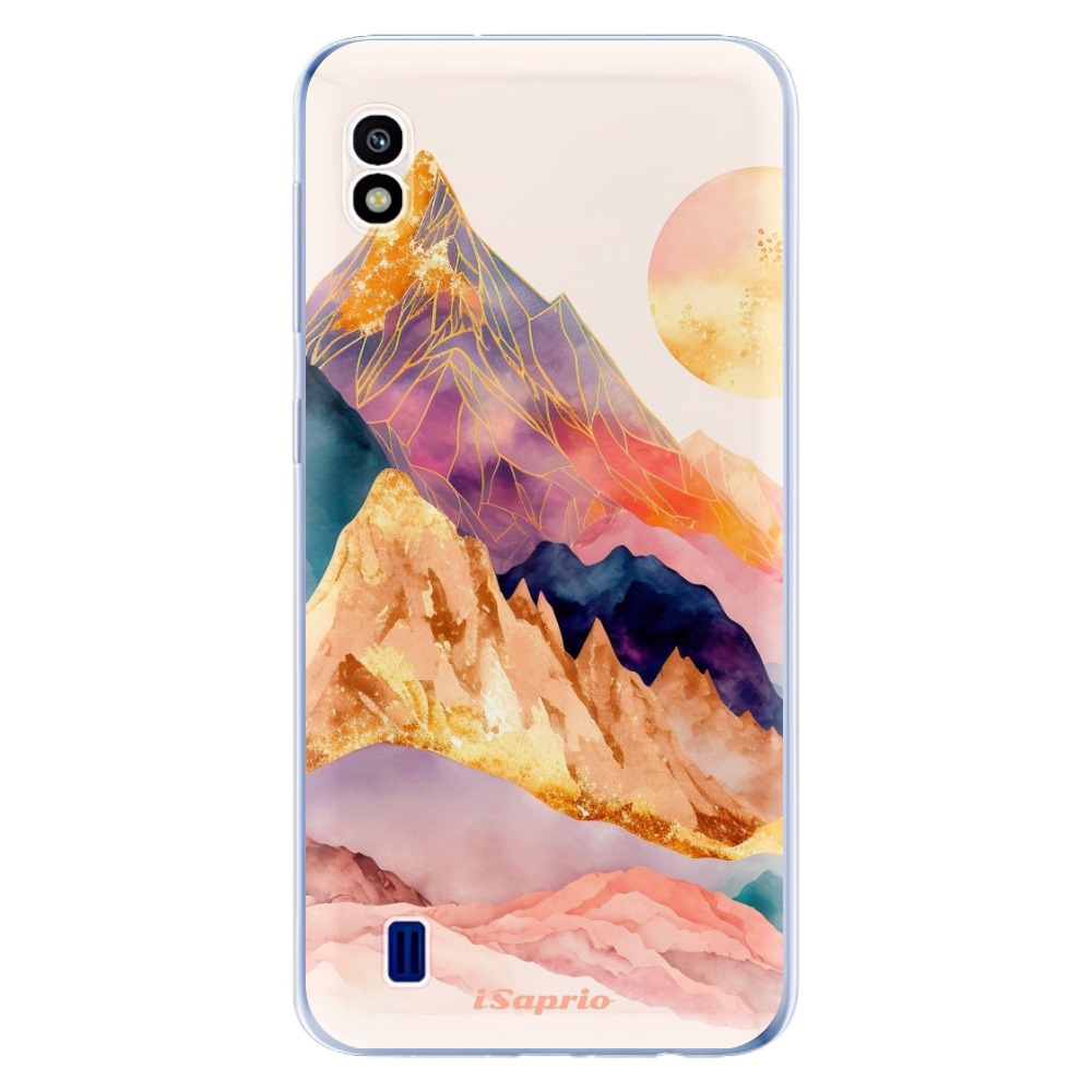 Odolné silikonové pouzdro iSaprio - Abstract Mountains - Samsung Galaxy A10