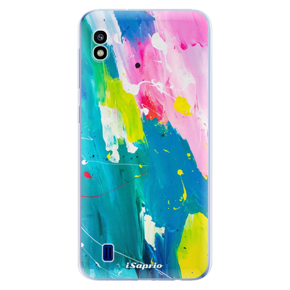 Odolné silikonové pouzdro iSaprio - Abstract Paint 04 - Samsung Galaxy A10