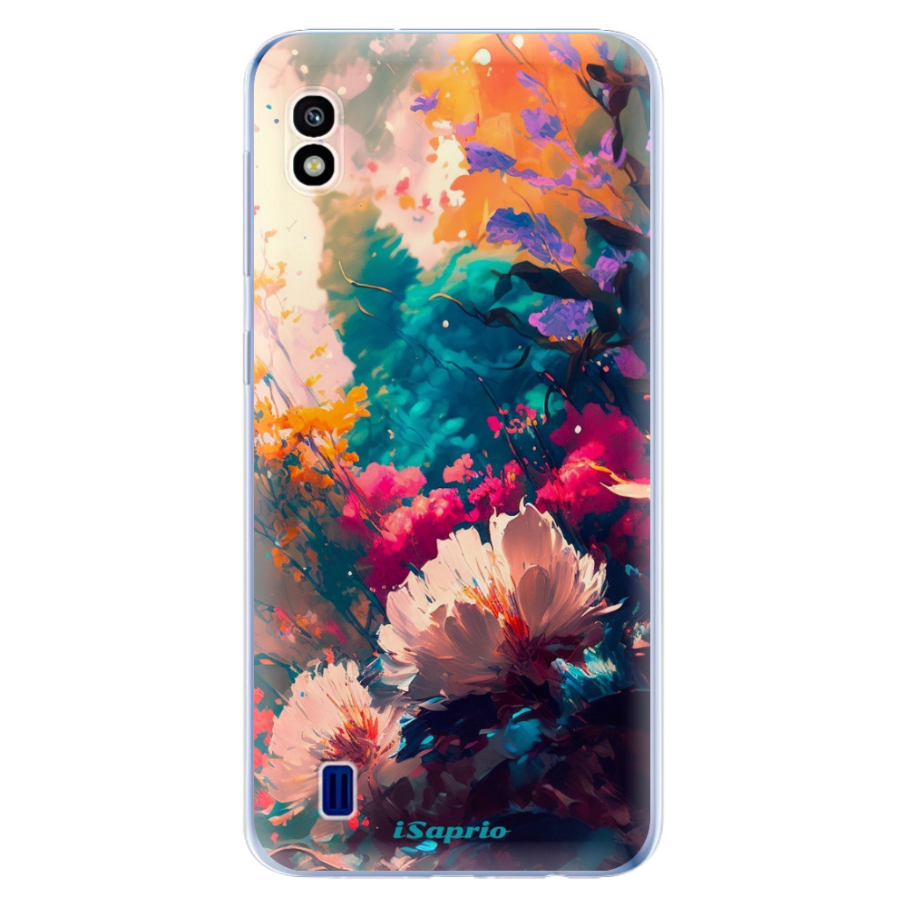 Odolné silikonové pouzdro iSaprio - Flower Design - Samsung Galaxy A10