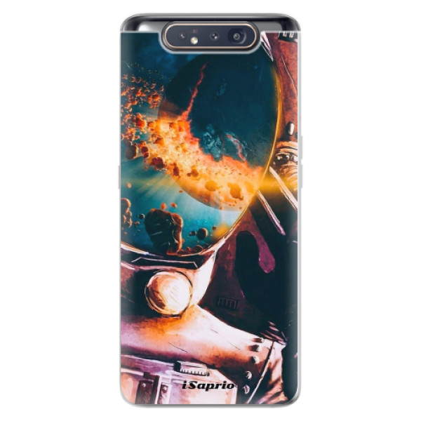 Odolné silikonové pouzdro iSaprio - Astronaut 01 - Samsung Galaxy A80