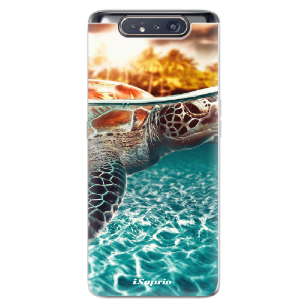 Odolné silikonové pouzdro iSaprio - Turtle 01 - Samsung Galaxy A80