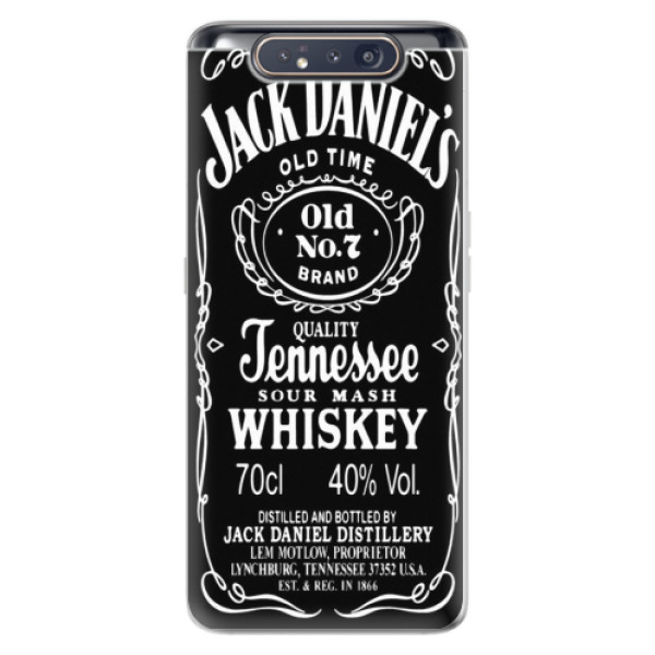 Odolné silikonové pouzdro iSaprio - Jack Daniels - Samsung Galaxy A80