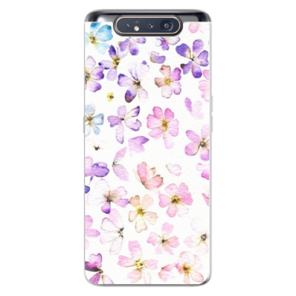 Odolné silikonové pouzdro iSaprio - Wildflowers - Samsung Galaxy A80