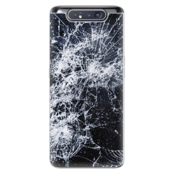 Odolné silikonové pouzdro iSaprio - Cracked - Samsung Galaxy A80