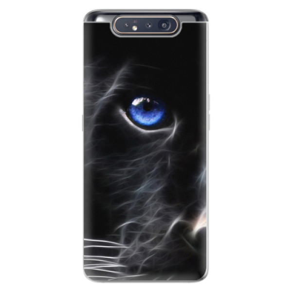 Odolné silikonové pouzdro iSaprio - Black Puma - Samsung Galaxy A80