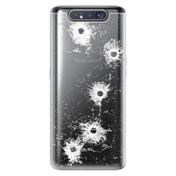 Odolné silikonové pouzdro iSaprio - Gunshots - Samsung Galaxy A80