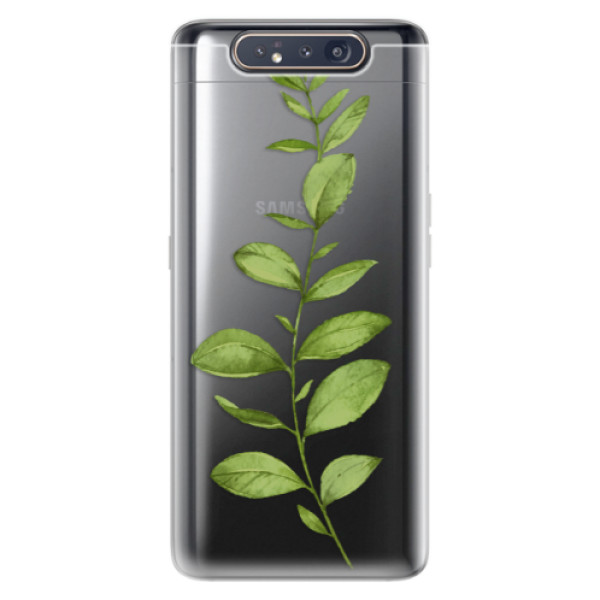 Odolné silikonové pouzdro iSaprio - Green Plant 01 - Samsung Galaxy A80
