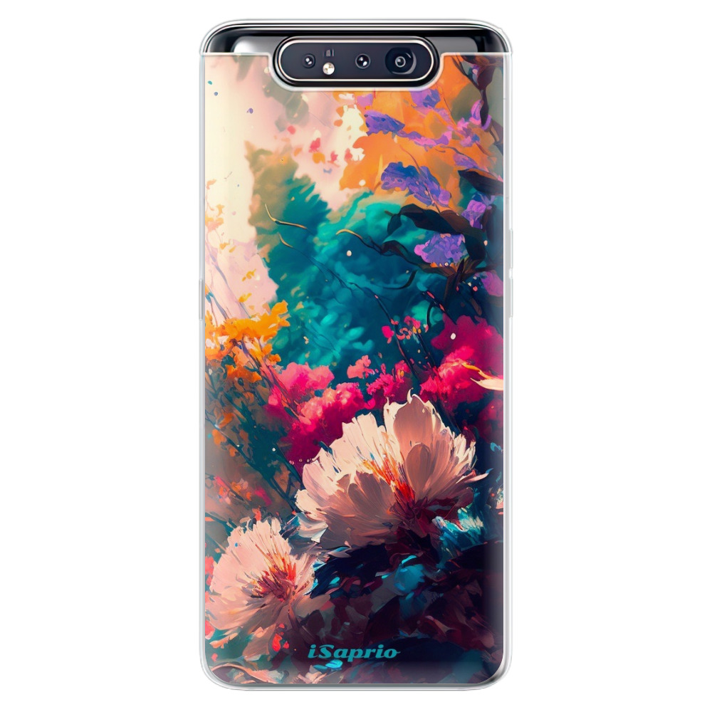 Odolné silikonové pouzdro iSaprio - Flower Design - Samsung Galaxy A80