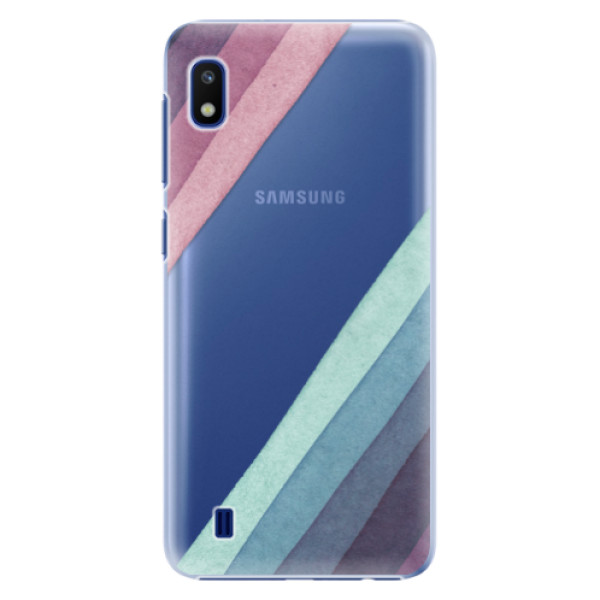 Plastové pouzdro iSaprio - Glitter Stripes 01 - Samsung Galaxy A10