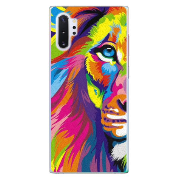 Plastové pouzdro iSaprio - Rainbow Lion - Samsung Galaxy Note 10+