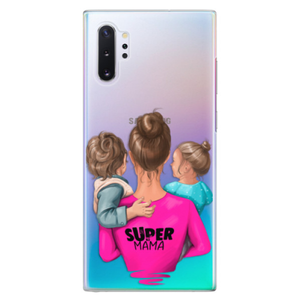 Plastové pouzdro iSaprio - Super Mama - Boy and Girl - Samsung Galaxy Note 10+