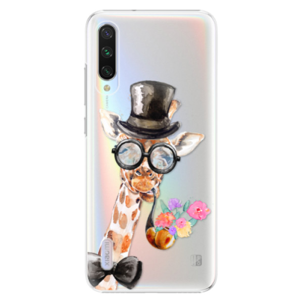 Plastové pouzdro iSaprio - Sir Giraffe - Xiaomi Mi A3