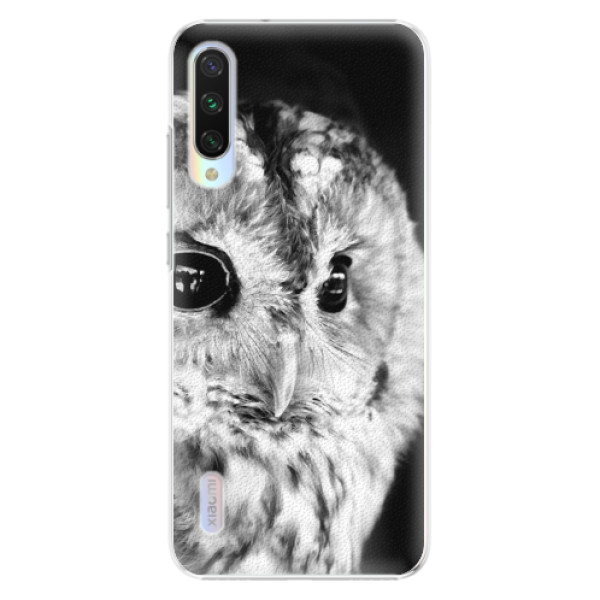 Plastové pouzdro iSaprio - BW Owl - Xiaomi Mi A3