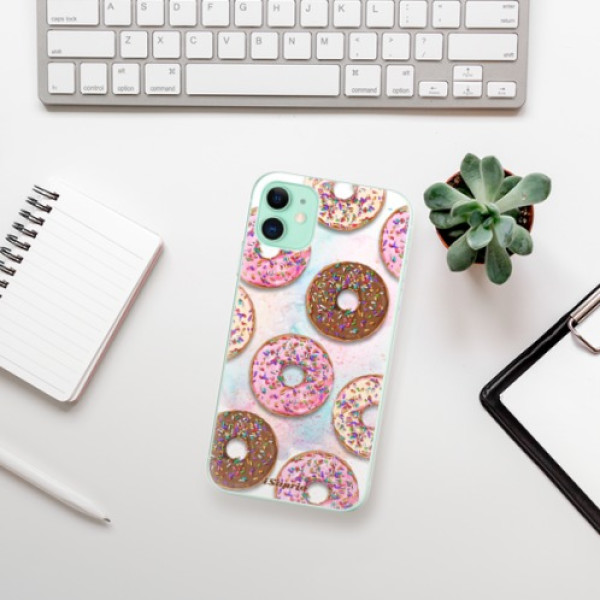 Silikonové pouzdro iSaprio - Apple iPhone 11 - Donuts 11