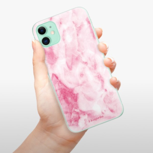 Silikonové pouzdro iSaprio - Apple iPhone 11 - RoseMarble 16