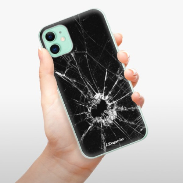 Silikonové pouzdro iSaprio - Apple iPhone 11 - Broken Glass 10