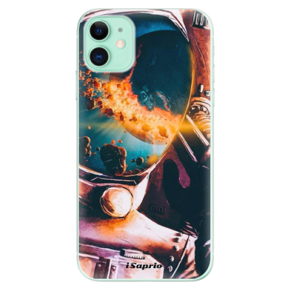 Silikonové odolné pouzdro iSaprio - Astronaut 01 na mobil Apple iPhone 11 (Silikonový odolný kryt, obal, pouzdro iSaprio - Astronaut 01 na mobilní telefon Apple iPhone 11)