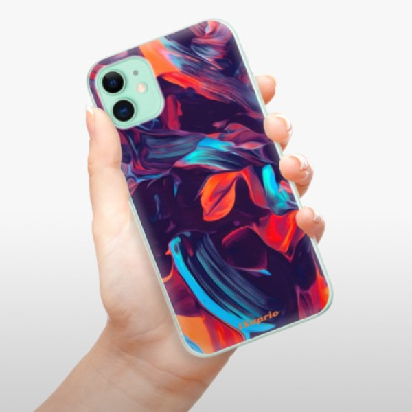 Silikonové pouzdro iSaprio - Apple iPhone 11 - Color Marble 19