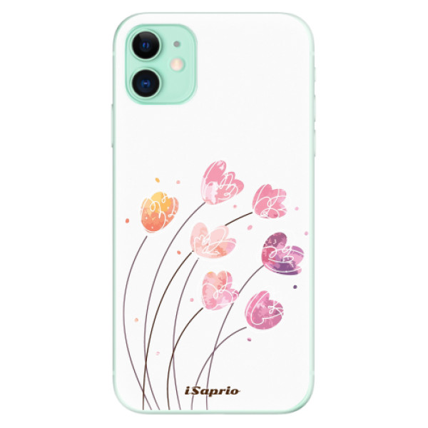 Silikonové odolné pouzdro iSaprio - Flowers 14 na mobil Apple iPhone 11 (Silikonový odolný kryt, obal, pouzdro iSaprio - Flowers 14 na mobilní telefon Apple iPhone 11)