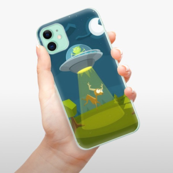 Silikonové pouzdro iSaprio - Apple iPhone 11 - Alien 01