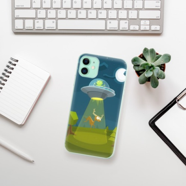Silikonové pouzdro iSaprio - Apple iPhone 11 - Alien 01