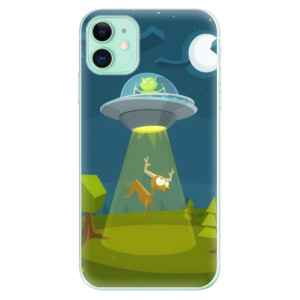 Silikonové pouzdro iSaprio - Apple iPhone 11 - Alien 01