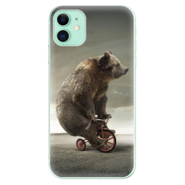 Silikonové odolné pouzdro iSaprio - Bear 01 na mobil Apple iPhone 11 (Silikonový odolný kryt, obal, pouzdro iSaprio - Bear 01 na mobilní telefon Apple iPhone 11)
