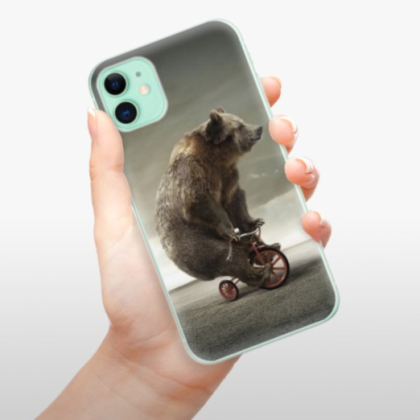 Silikonové pouzdro iSaprio - Apple iPhone 11 - Bear 01