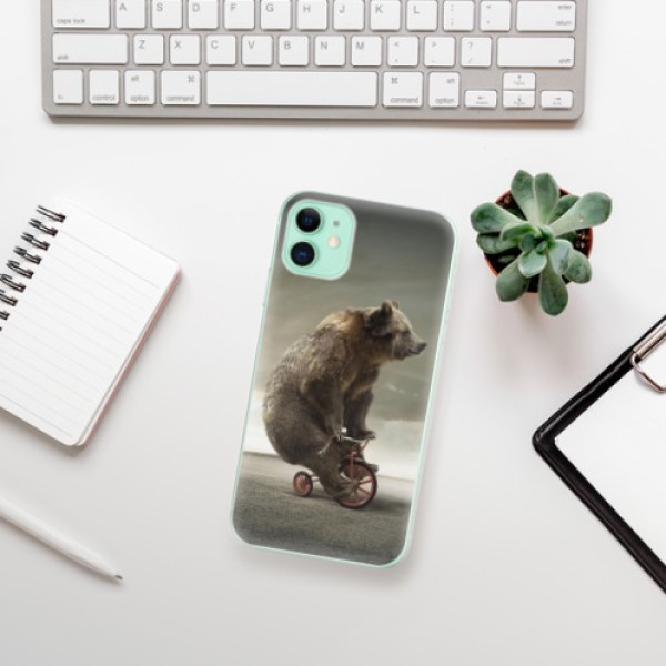 Silikonové pouzdro iSaprio - Apple iPhone 11 - Bear 01