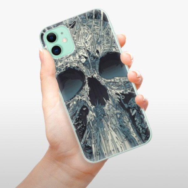Silikonové pouzdro iSaprio - Apple iPhone 11 - Abstract Skull